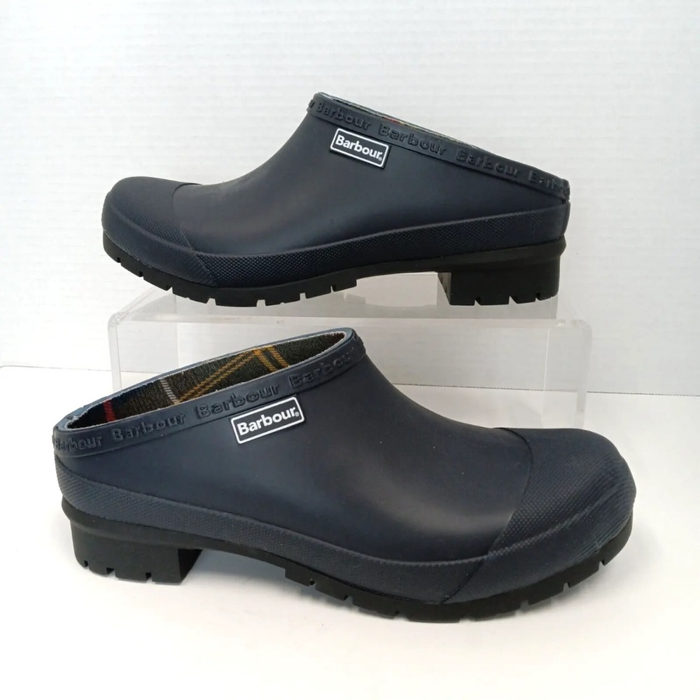 Barbour Quinn rubber waterproof women’s clogs size US8.5, UK6, EU 39